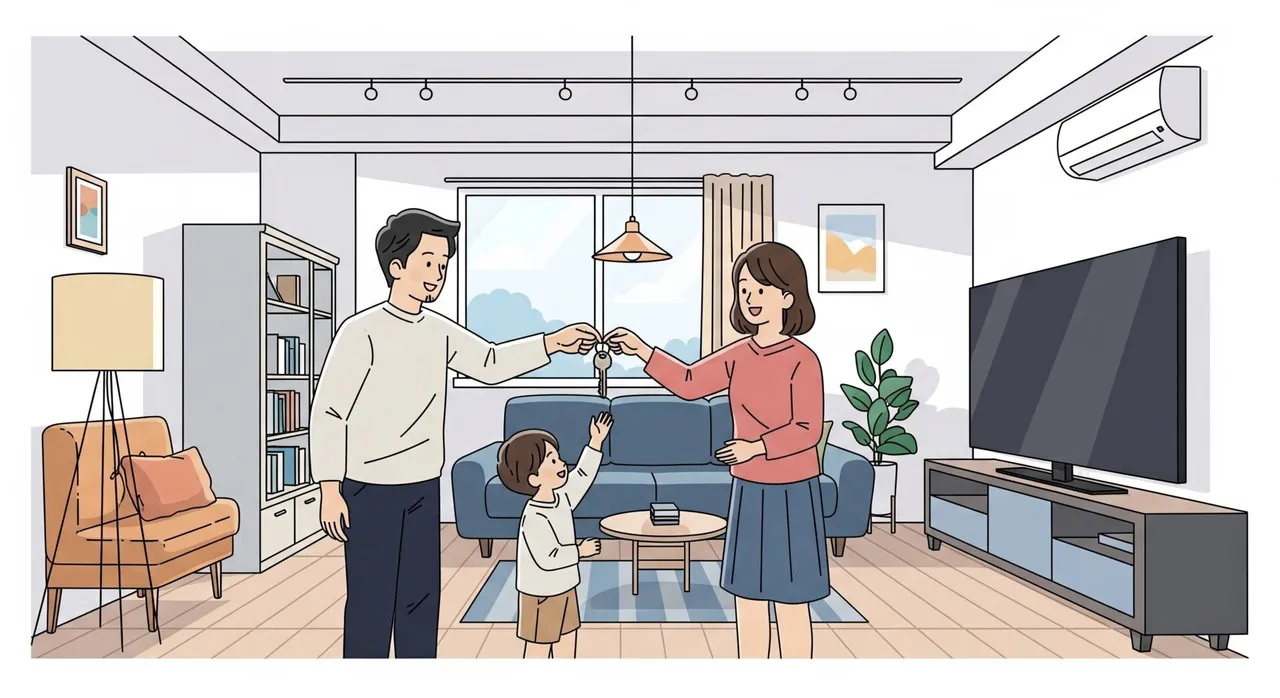 부모님 소유 주택의 무상거주 계약과 세금 요건을 확인하는 가족